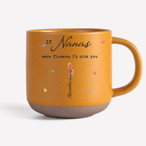 A Garden Of Love Grows In A Grandmother’s Heart - Family Personalized Custom Printed Pottery Mug - Gift For Mom, Grandma