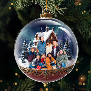 Custom Photo Acrylic Ornament - Personalized Christmas Birthday Gifts For Mom, Dad, Kids - A Season Full Of Togetherness