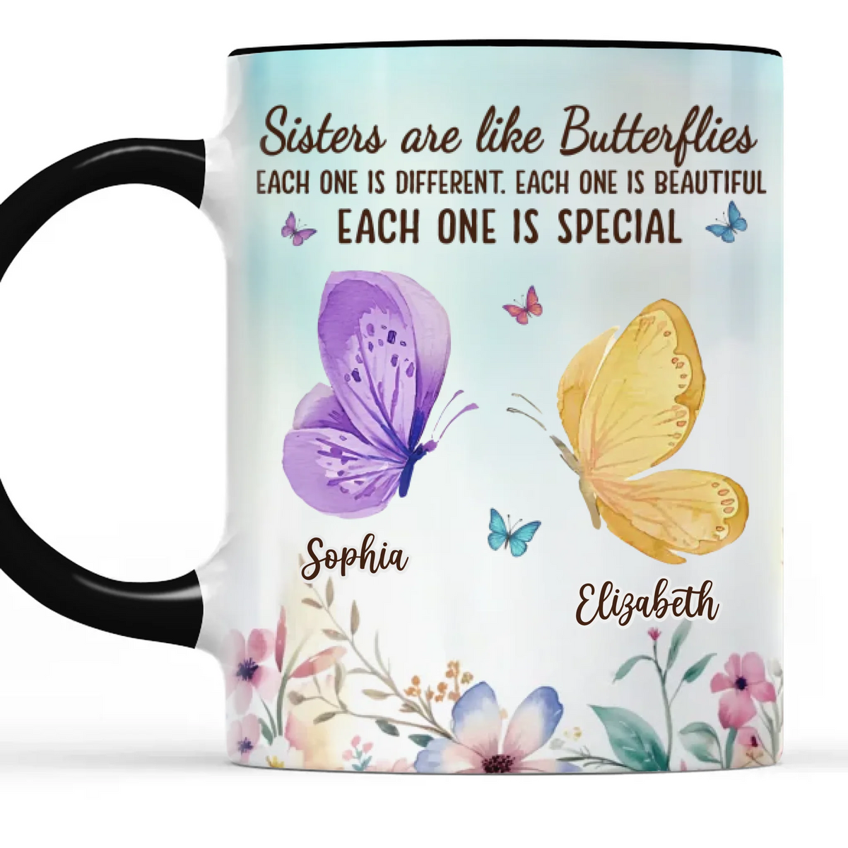 Custom Accent Mug - Personalized Best Friend Birthday Gifts For Women, Besties, Sisters, BFF - Some Bonds Need No Words