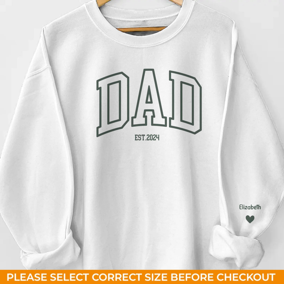 Being A Father Is A Title, But Being A Dad Is A Privilege - Family Personalized Custom Unisex Sweatshirt With Design On Sleeve - Gift For Dad, Grandpa