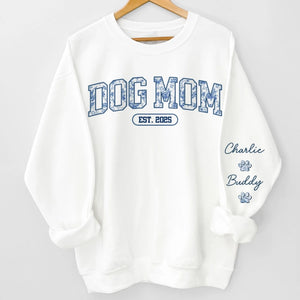 Custom Unisex Sweatshirt, Hoodie With Design On Sleeve - Personalized Christmas Birthday Gifts For Dog Cat Lovers, Dog Dad And Mom, Cat Owners - Pawrent Life Chosen