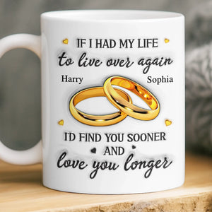 Custom Mug - Personalized Anniversary Wedding Gifts For Husband And Wife, Him And Her - Always Choosing You My Love