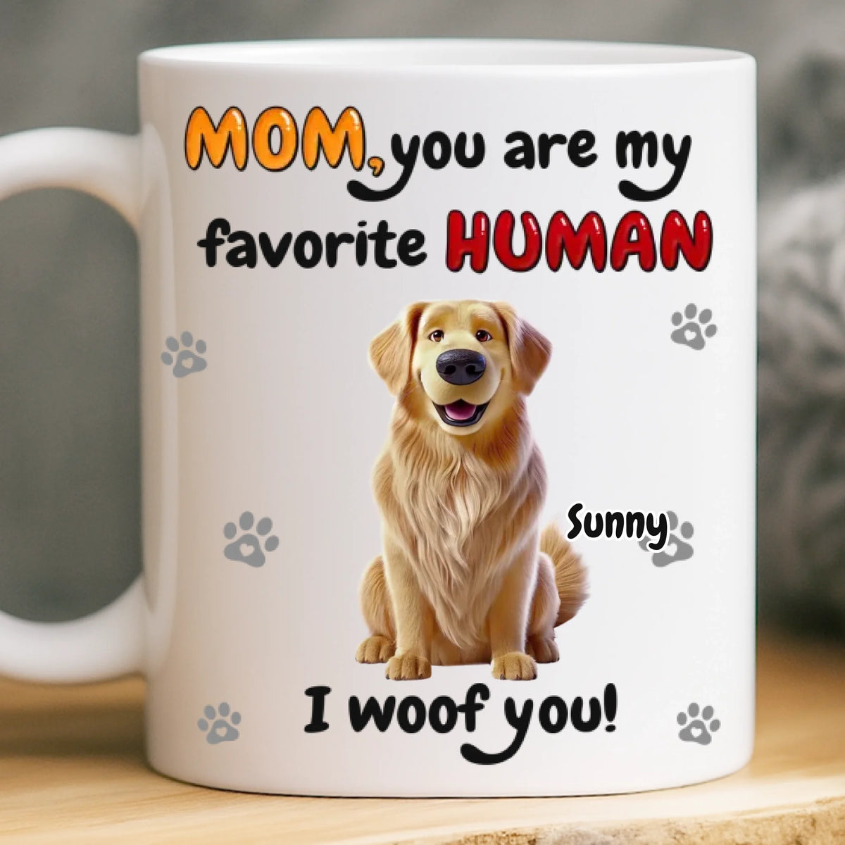 Custom Mug - Personalized Birthday Gifts For Dog Cat Lovers, Dog Dad And Mom, Cat Owners - Fur Family Forever