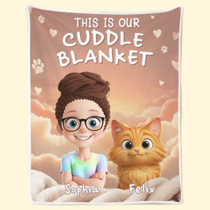Custom Blanket - Personalized Birthday Gifts For Cat Lovers, Cat Mom And Dad - Tiny Paws Big Love