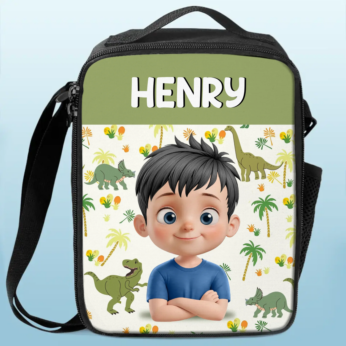 Sac à lunch personnalisé pour enfants - Cadeaux personnalisés pour la rentrée scolaire - Up, Up, And Learning Away