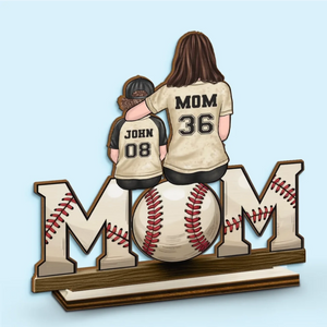 Teammates For Life - Family Personalized Custom Shaped 2-Layered Wooden Plaque With Flat Stand - Mother's Day, House Warming Gift For Mom, Sport Lovers, Sport Players