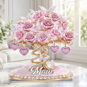 Custom Acrylic Plaque - Personalized Mother's Day Gifts For Mom, Grandma - Grateful For Every Moment