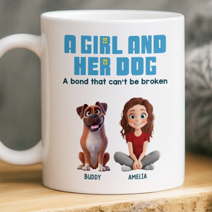 Custom Mug - Personalized Christmas Birthday Gifts For Dog Cat Lovers, Dog Dad And Mum, Cat Owners - Dog Hair, Don’t Care