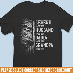 Custom Unisex T-shirt, Premium T-shirt, Hoodie - Personalized  4th Of July Gifts For Dad, Grandpa, Husband - Born To Be Free