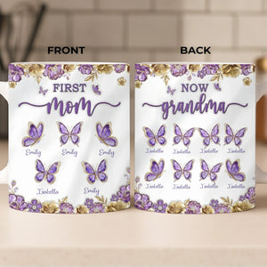 Custom Mug - Personalized Mother's Day Birthday Gifts For Mom, Grandma - First My Mom, Always My Safe Place