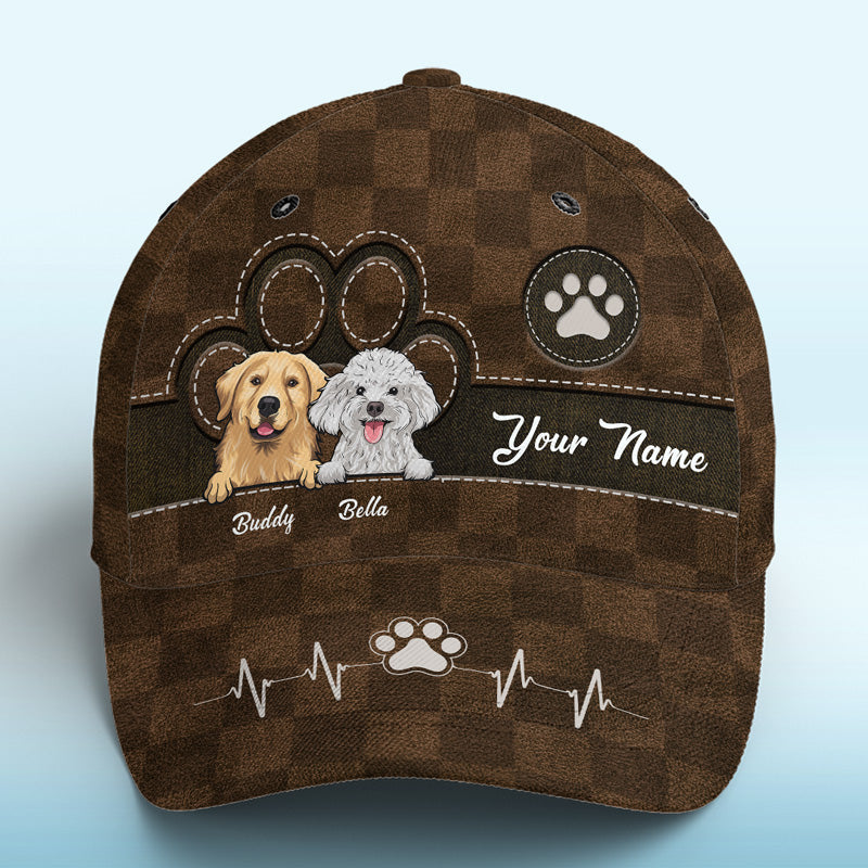 Love Comes In Fur And Paws Brown - Dog & Cat Personalized Custom Hat, All Over Print Classic Cap - New Arrival, Gift For Pet Owners, Pet Lovers