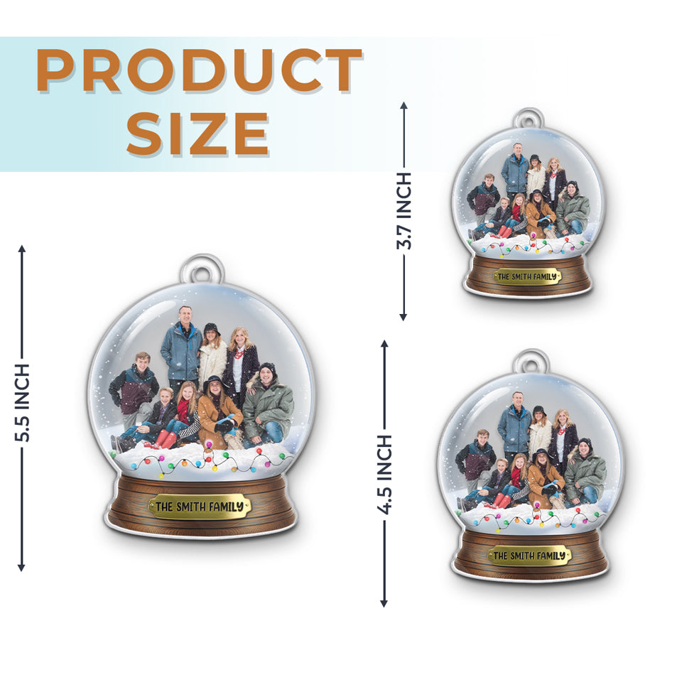 Photo personnalisée Il n'y a pas de mauvaise journée quand on pêche - Ornement de pêche personnalisé personnalisé - Forme personnalisée en acrylique - Cadeau de Noël pour les amateurs de pêche, pêcheur