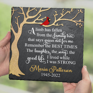 The Good Life I Lived While I Was Strong - Personalized Memorial Stone, Human Grave Marker - Memorial Gift, Sympathy Gift