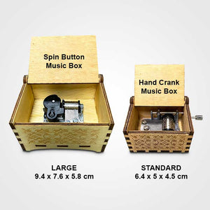 3.7" To My Wife Our Home Ain’t No Castle - Couple Music Box - Gift For Husband Wife, Anniversary