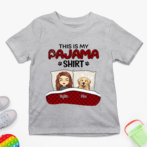 This Is Kid Pajama Shirt - Dog Personalized Custom Kid T-shirt - Gift For Kid, Pet Owners, Pet Lovers