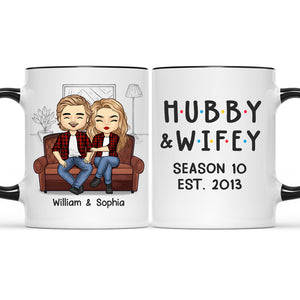 Tasse personnalisée pour couple - Cadeau pour mari et femme, anniversaire