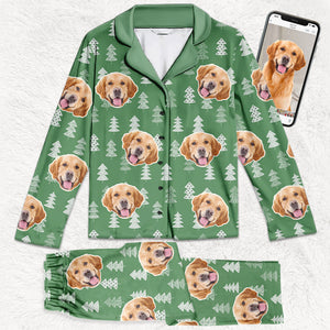 Pyjama personnalisé avec photo pour chien et chat - Cadeau de Noël pour les propriétaires et les amoureux des animaux