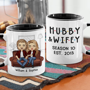 Tasse personnalisée pour couple - Cadeau pour mari et femme, anniversaire