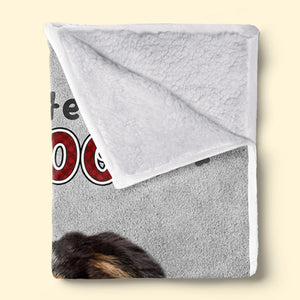 Couverture personnalisée pour bébé avec photo « Demandez-moi des nouvelles de mes chiens et chats » – Cadeau pour propriétaires et amoureux des animaux