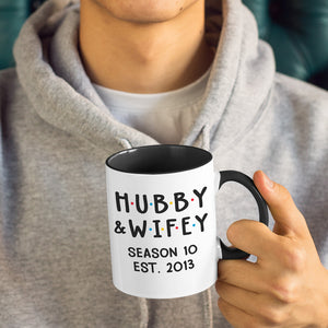 Tasse personnalisée pour couple - Cadeau pour mari et femme, anniversaire