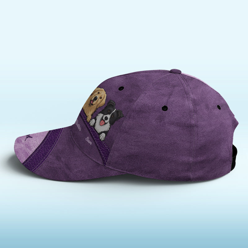 Life Is Better With Dogs Navy - Dog Personalized Custom Hat, All Over Print Classic Cap - New Arrival, Gift For Pet Owners, Pet Lovers