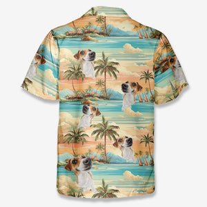 Custom Photo Endless Summer Endless Memories - Dog & Cat Personalized Custom Unisex Tropical Hawaiian Aloha Shirt - Summer Vacation Gift, Gift For Pet Owners, Pet Lovers