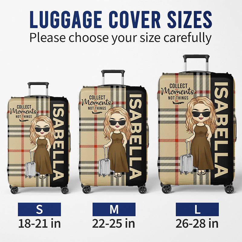 Wherever You Go Becomes A Part Of You Somehow - Travel Personalized Custom Luggage Cover - Holiday Vacation Gift, Gift For Adventure Travel Lovers