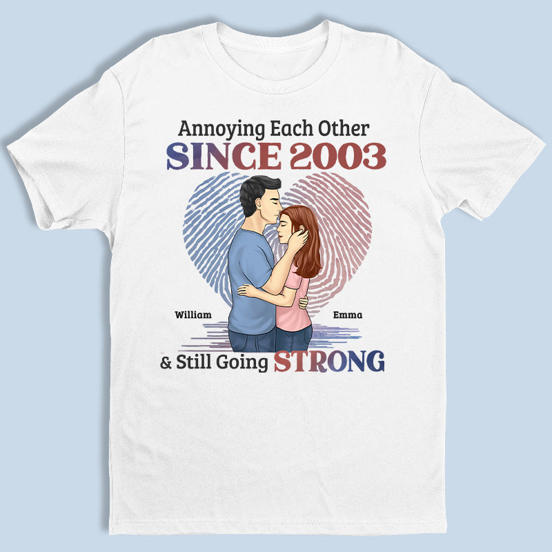 On s'ennuie et on continue comme ça ! T-shirt, sweat à capuche et sweat-shirt unisexe personnalisé pour couple ! Cadeau pour mari et femme, anniversaire