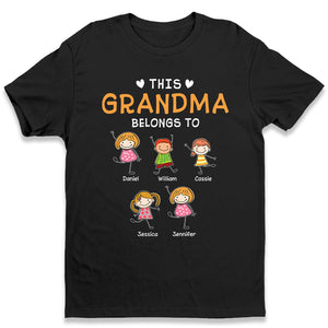 Ce grand-père génial appartient à - T-shirt unisexe personnalisé, sweat à capuche, sweat-shirt - Cadeau de fête des pères, d'anniversaire pour grand-père, grand-mère
