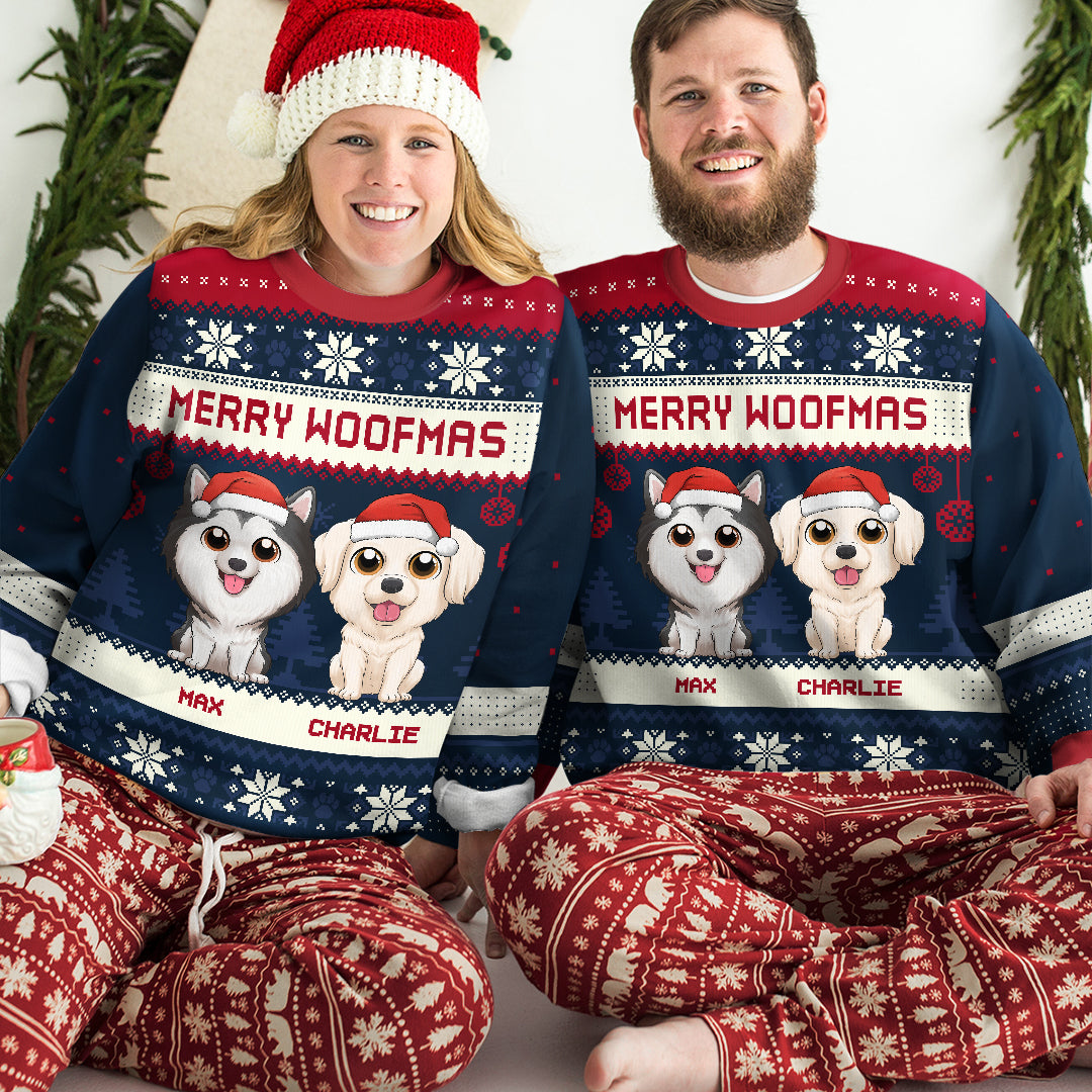 All I Want For Christmas - Dog Personalized Custom Ugly Sweatshirt - Unisex Wool Jumper - Christmas Gift For Pet Owners, Pet Lovers