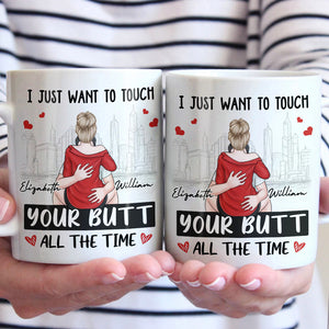 Je promets d'être toujours à tes côtés - Mug personnalisé pour couple - Cadeau pour mari et femme, anniversaire