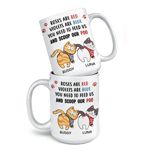 Chaque friandise que vous offrez est un cadeau que nous vous gardons à l'œil - Mug personnalisé pour chat - Cadeau de Noël pour les propriétaires d'animaux et les amoureux des animaux
