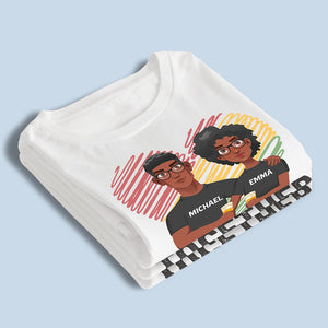Couple Together Since - Couple Personalized Custom Unisex T-shirt, Hoodie, Sweatshirt - Gift For Husband Wife, Anniversary