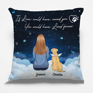 Ton esprit est toujours avec moi - Coussin commémoratif personnalisé - Cadeau de Noël, cadeau de condoléances pour les propriétaires d'animaux de compagnie, les amoureux des animaux