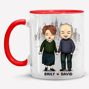 We're Still Going Strong - Couple Personalized Custom Accent Mug - Gift For Husband Wife, Anniversary
