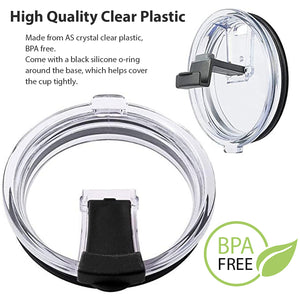 Couvercles de rechange sans BPA, couvercles anti-éclaboussures, couvercle pour gobelet de 20 onces, gobelet de 30 onces