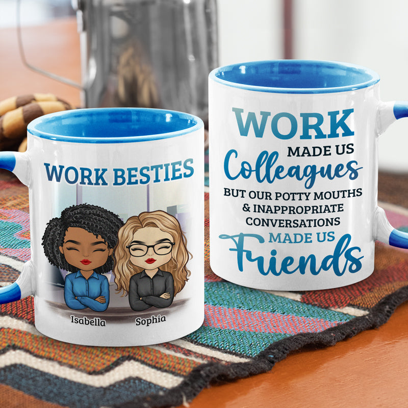 Tu es mon collègue préféré - Tasse personnalisée avec accents pour collègue - Cadeau pour collègues, amis de travail, collègues