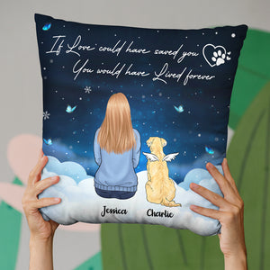 Ton esprit est toujours avec moi - Coussin commémoratif personnalisé - Cadeau de Noël, cadeau de condoléances pour les propriétaires d'animaux de compagnie, les amoureux des animaux