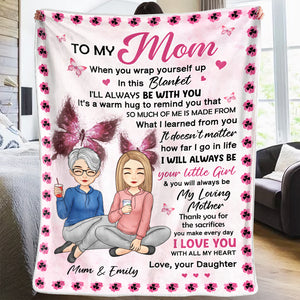 Plein d'amour, meilleurs vœux et câlins - Couverture familiale personnalisée - Cadeau de Noël de maman