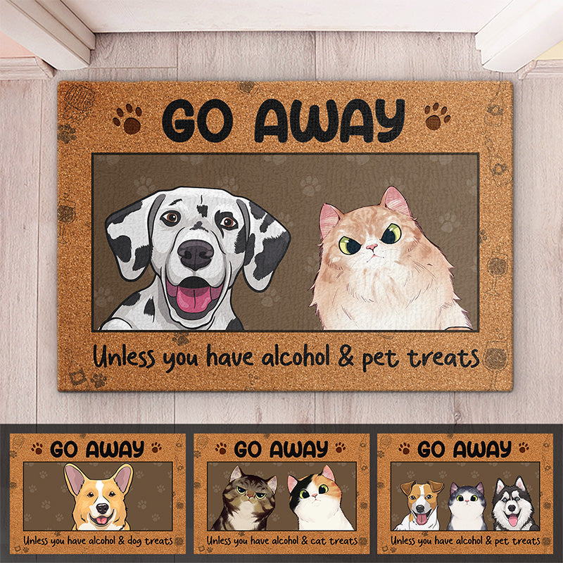 À chaque pas que vous faites, je vous surveillerai - Tapis décoratif personnalisé pour chien et chat - Cadeau pour les propriétaires d'animaux et les amoureux des animaux