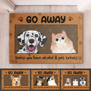 À chaque pas que vous faites, je vous surveillerai - Tapis décoratif personnalisé pour chien et chat - Cadeau pour les propriétaires d'animaux et les amoureux des animaux