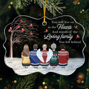 A Constant Wish That You Were Here - Memorial Personalized Custom Ornament - Acrylic Benelux Shaped - Christmas Gift, Sympathy Gift For Family Members
