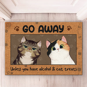 À chaque pas que vous faites, je vous surveillerai - Tapis décoratif personnalisé pour chien et chat - Cadeau pour les propriétaires d'animaux et les amoureux des animaux