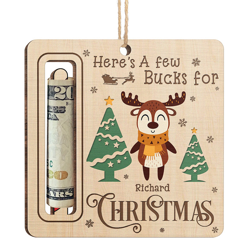 Le plus mignon lutin du Père Noël – Décoration personnalisée pour la famille, porte-monnaie – Forme en bois personnalisée – Cadeau de Noël pour les membres de la famille