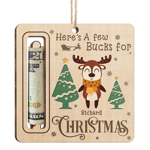 Le plus mignon lutin du Père Noël – Décoration personnalisée pour la famille, porte-monnaie – Forme en bois personnalisée – Cadeau de Noël pour les membres de la famille