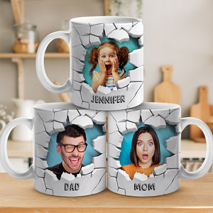 Photo personnalisée « Vous êtes génial » - Mug 3D personnalisé pour la famille - Cadeau de Noël pour les membres de la famille