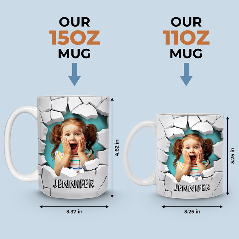 Photo personnalisée « Vous êtes génial » - Mug 3D personnalisé pour la famille - Cadeau de Noël pour les membres de la famille