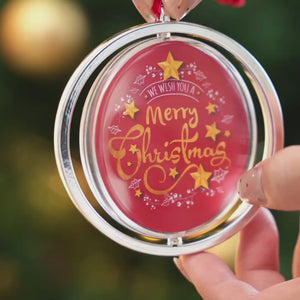 Custom Photo Acrylic Rotating Ornament - Personalized Christmas Birthday Gifts For Mom, Dad, Brother, Sister, Kids - Hearts Together This Christmas Season