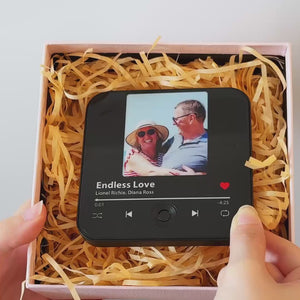 Custom Photo Music Fridge Magnet That Can Play Songs - Personalized Anniversary Wedding Gifts For Husband And Wife, Him And Her - All Of Me Loves All Of You