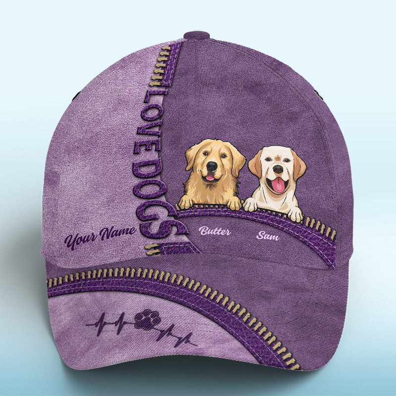 Custom Hat, All Over Print Classic Cap - Personalized Birthday Gifts For Dog Cat Lovers, Dog Dad And Mom, Cat Owners - Forever Bonded By Fur And Heart